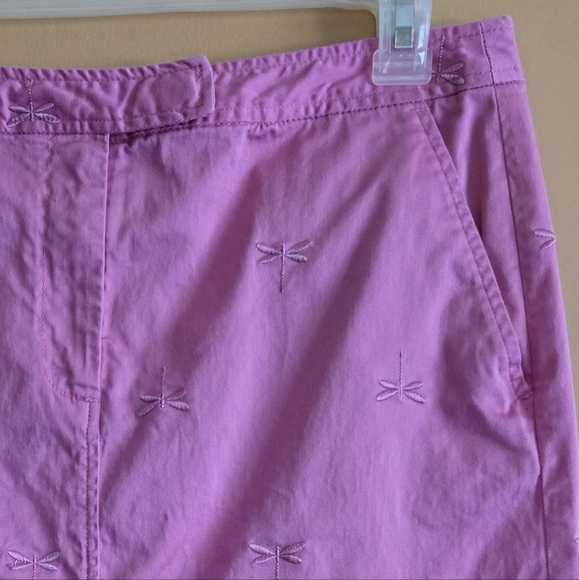 Talbots Dresses & Skirts - Talbots Dragonfly Embroidered Design Pink Skirt, 4